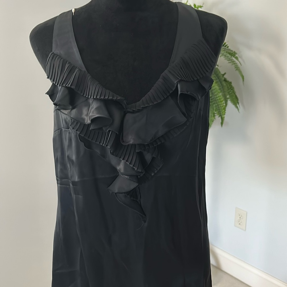 White Black House Market black Silk Camisole